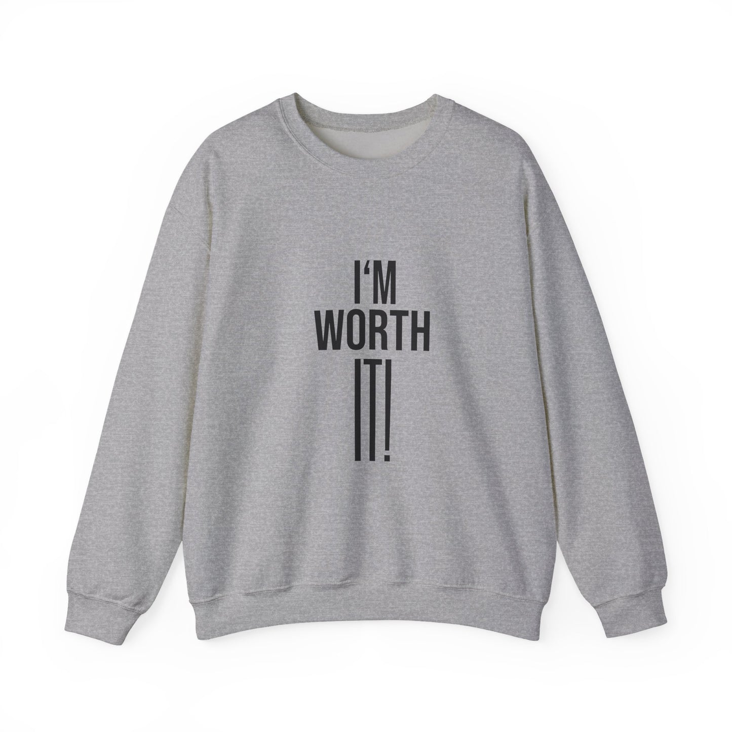 Unisex Crewneck Sweatshirt - 'I am Worth It'