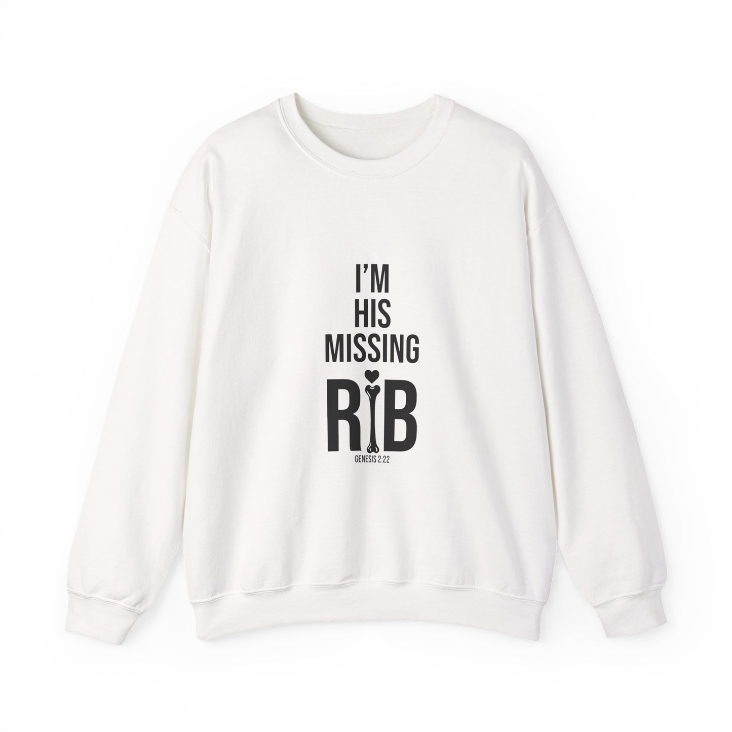 Unisex Crewneck Sweatshirt 'I am his missing rib'
