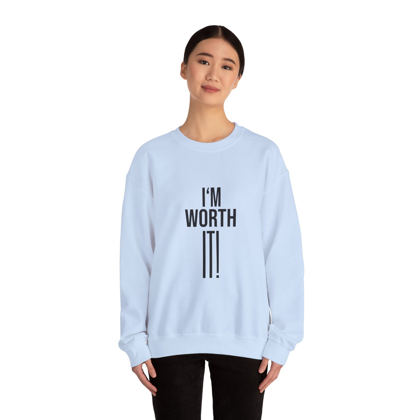Unisex Crewneck Sweatshirt - 'I am Worth It'