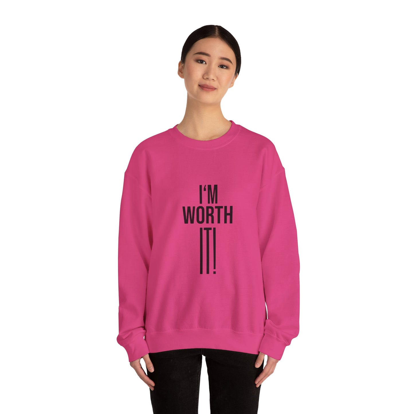 Unisex Crewneck Sweatshirt - 'I am Worth It'