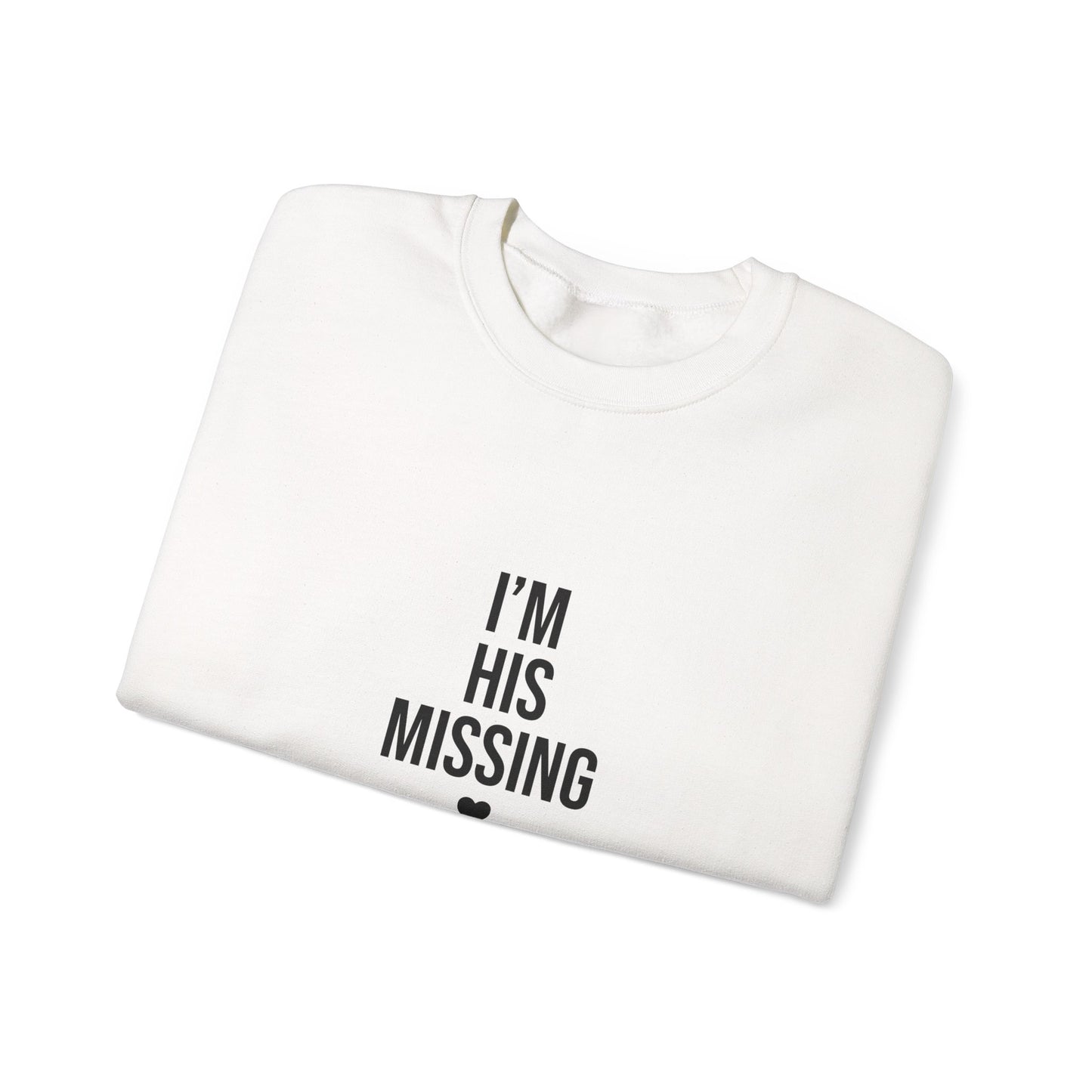 Unisex Crewneck Sweatshirt 'I am his missing rib'