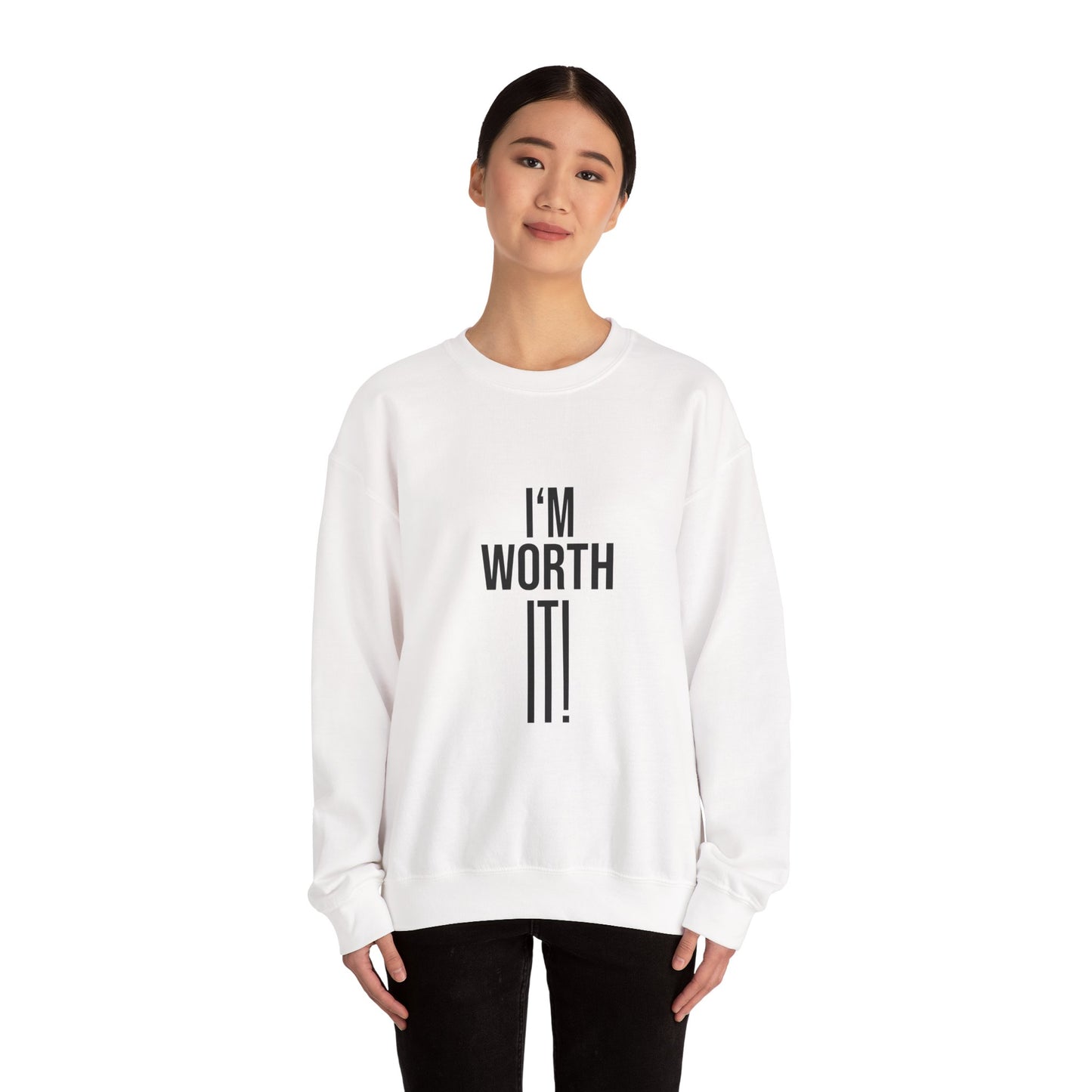 Unisex Crewneck Sweatshirt - 'I am Worth It'