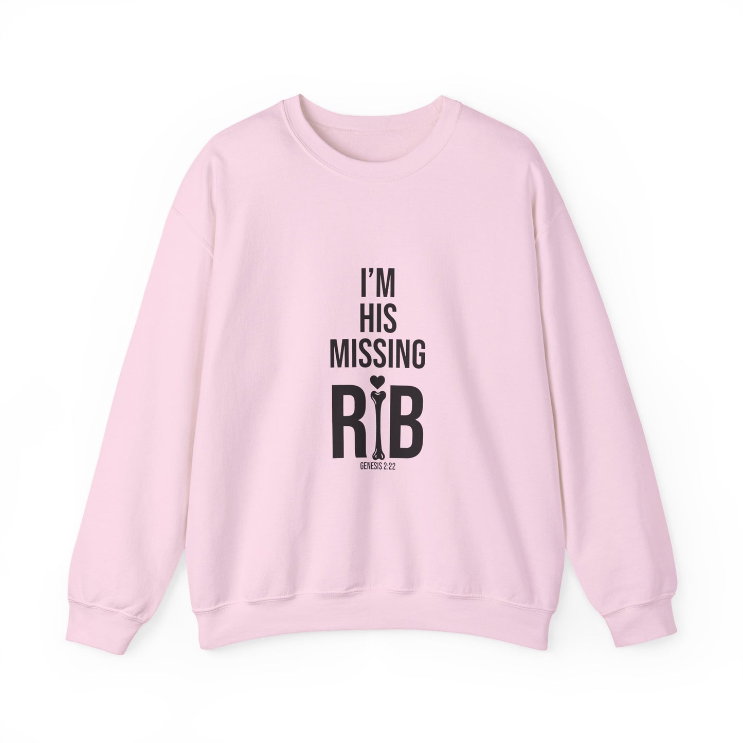 Unisex Crewneck Sweatshirt 'I am his missing rib'