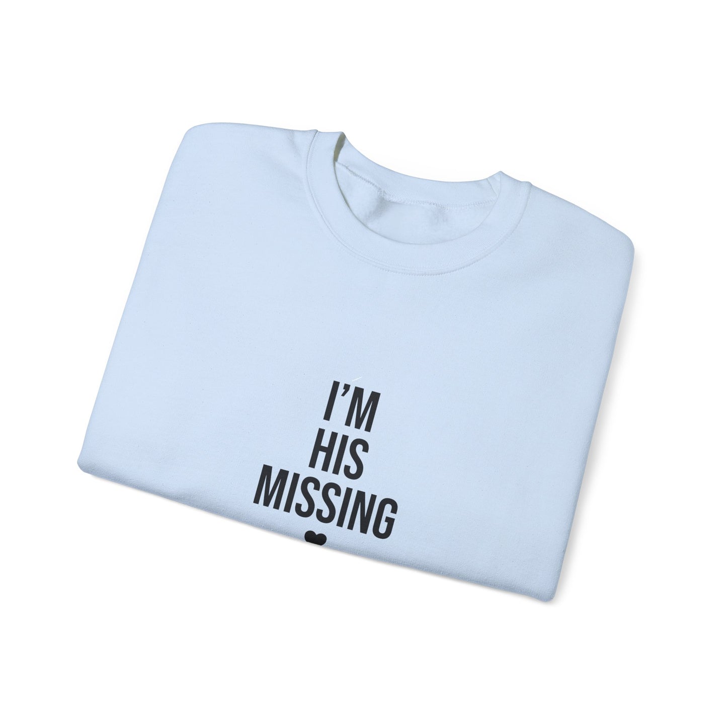 Unisex Crewneck Sweatshirt 'I am his missing rib'