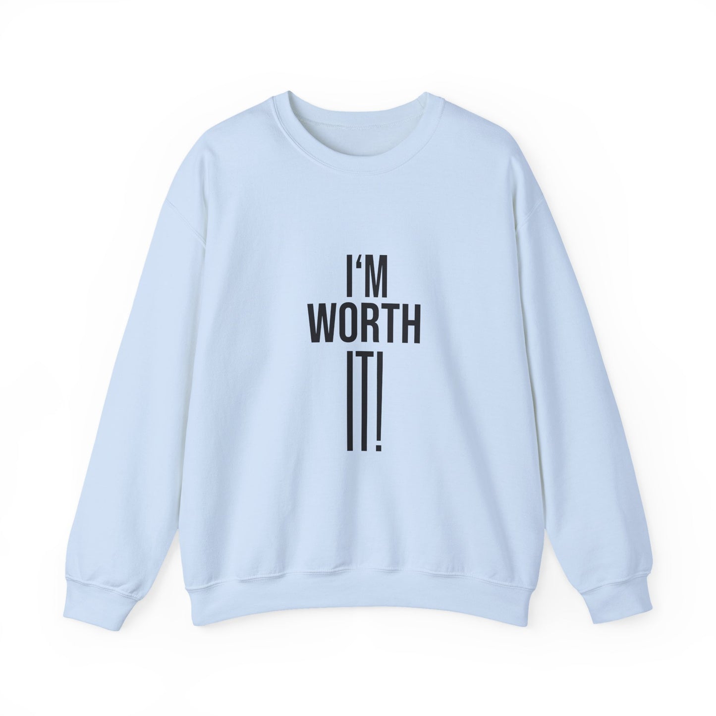 Unisex Crewneck Sweatshirt - 'I am Worth It'