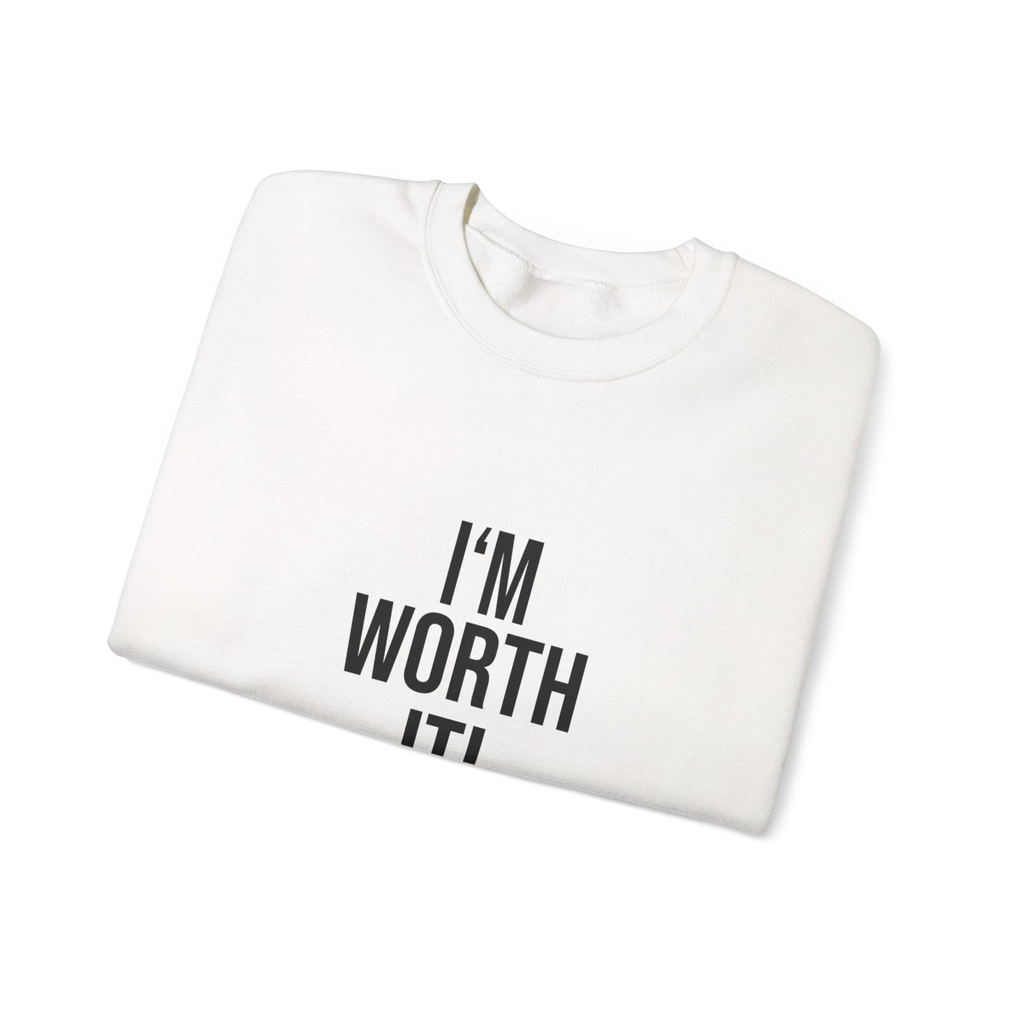 Unisex Crewneck Sweatshirt - 'I am Worth It'