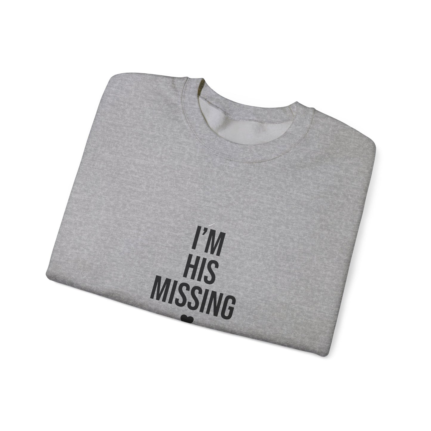 Unisex Crewneck Sweatshirt 'I am his missing rib'