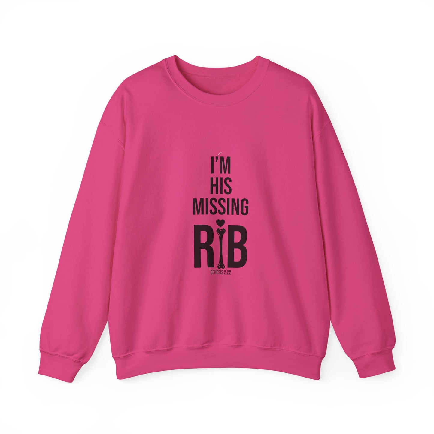Unisex Crewneck Sweatshirt 'I am his missing rib'