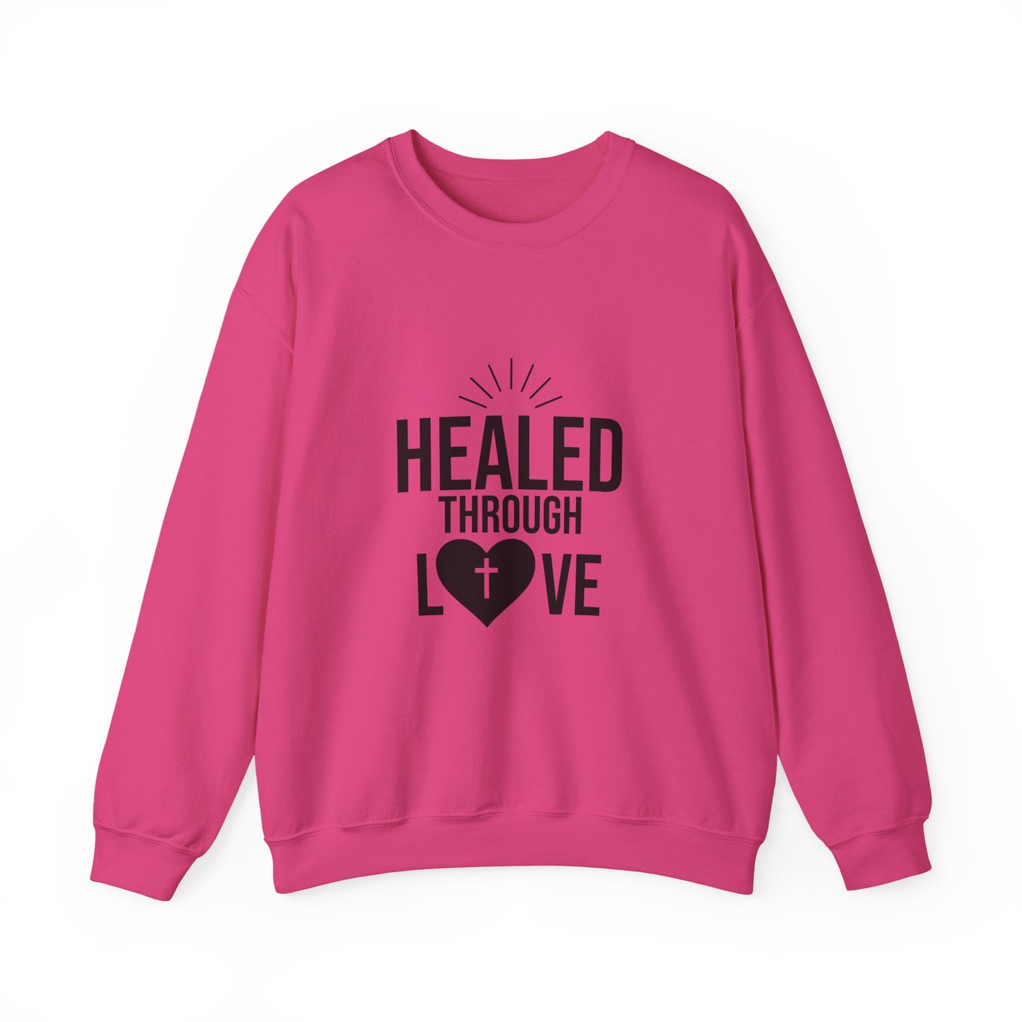 Unisex Crewneck Sweatshirt - 'Healed Through Love'