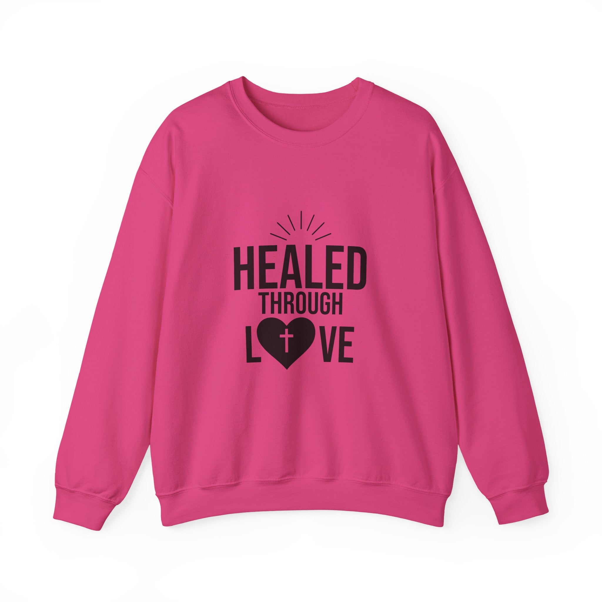 Unisex Crewneck Sweatshirt - 'Healed Through Love'