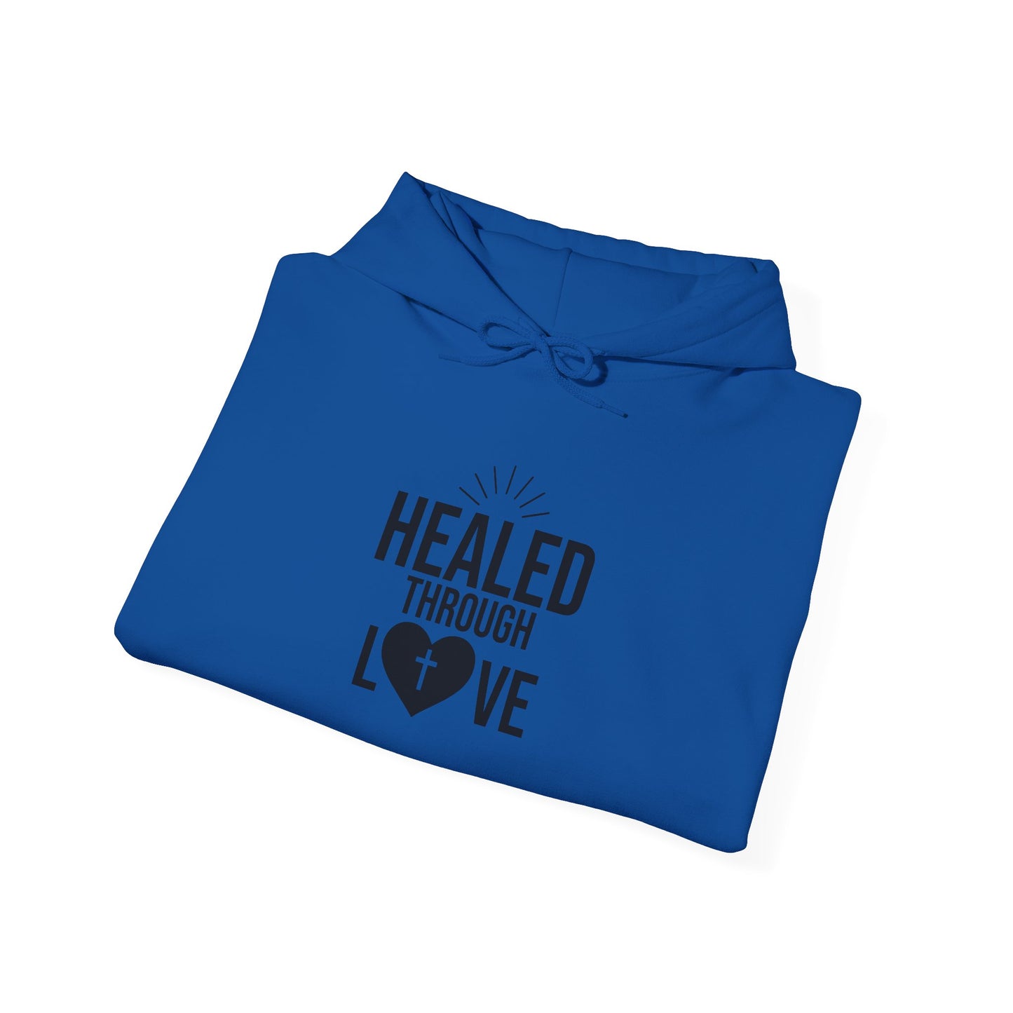 Heavy Blend Hooded Sweatshirt  'Healed Through Love'