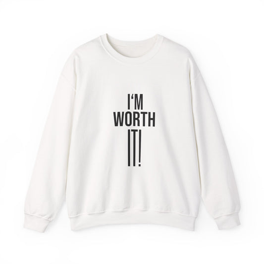 Unisex Crewneck Sweatshirt - 'I am Worth It'