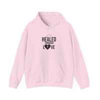 Heavy Blend Hooded Sweatshirt  'Healed Through Love'
