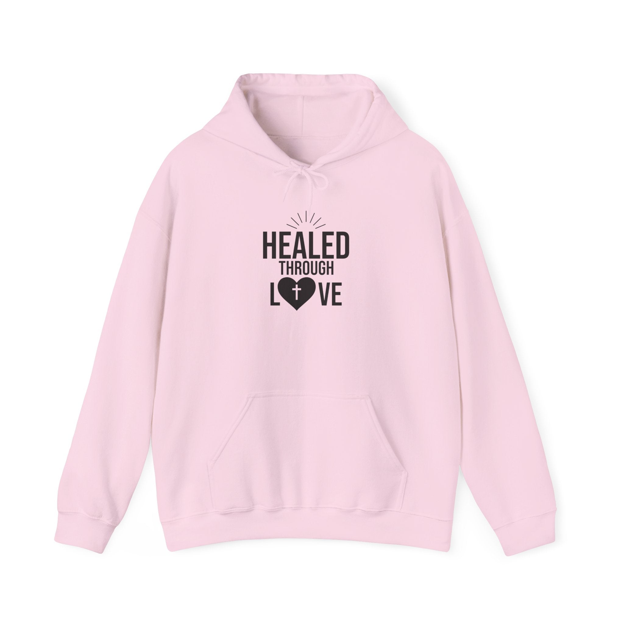 Heavy Blend Hooded Sweatshirt  'Healed Through Love'