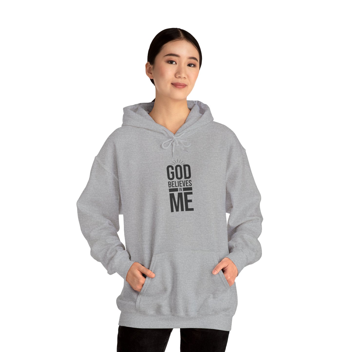 Faith-Inspired Heavy Blend Hooded Sweatshirt, Unisex Spiritual Apparel, Cozy Religion Hoodie, God Believes Me Sweatshirt, Thoughtful [...]