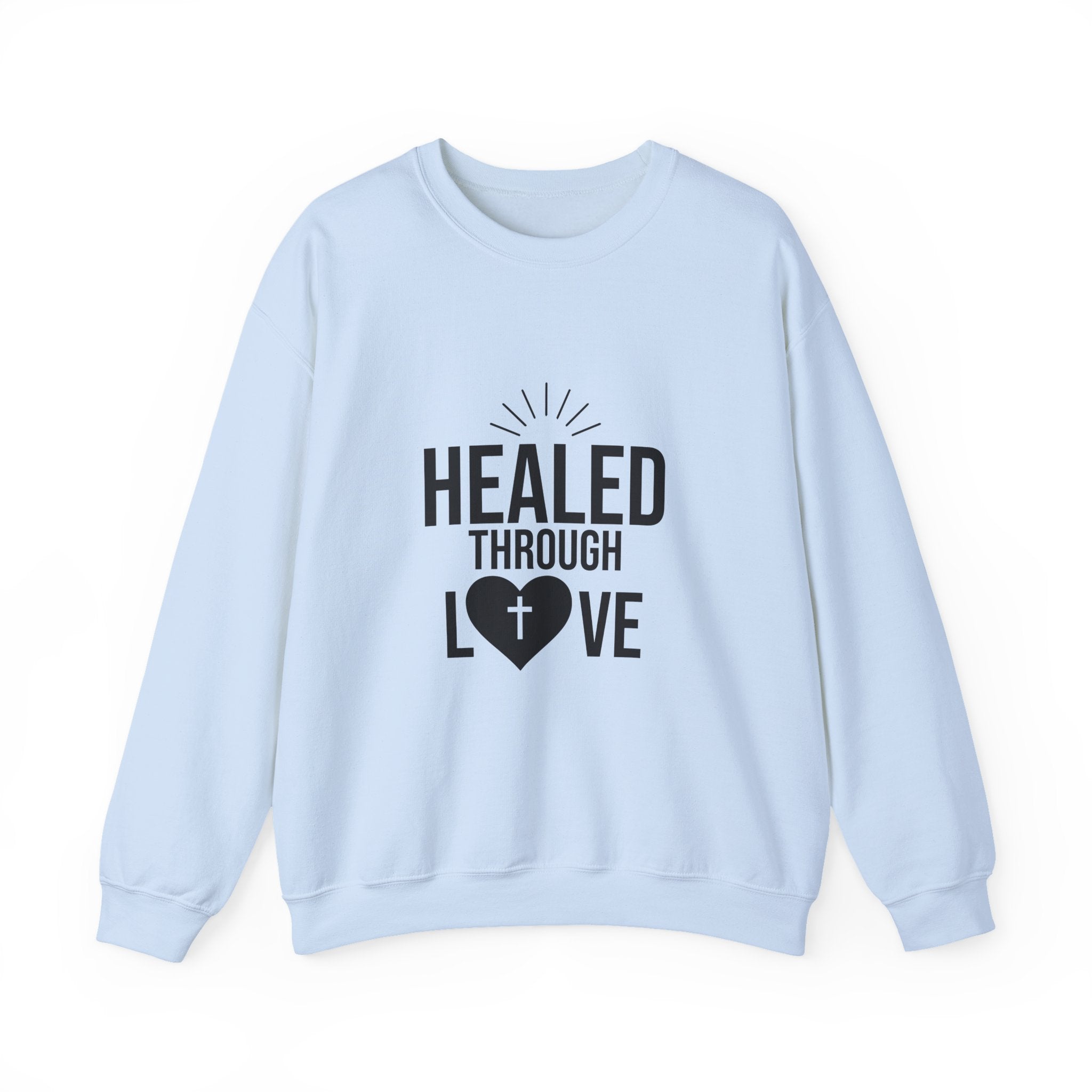 Unisex Crewneck Sweatshirt - 'Healed Through Love'