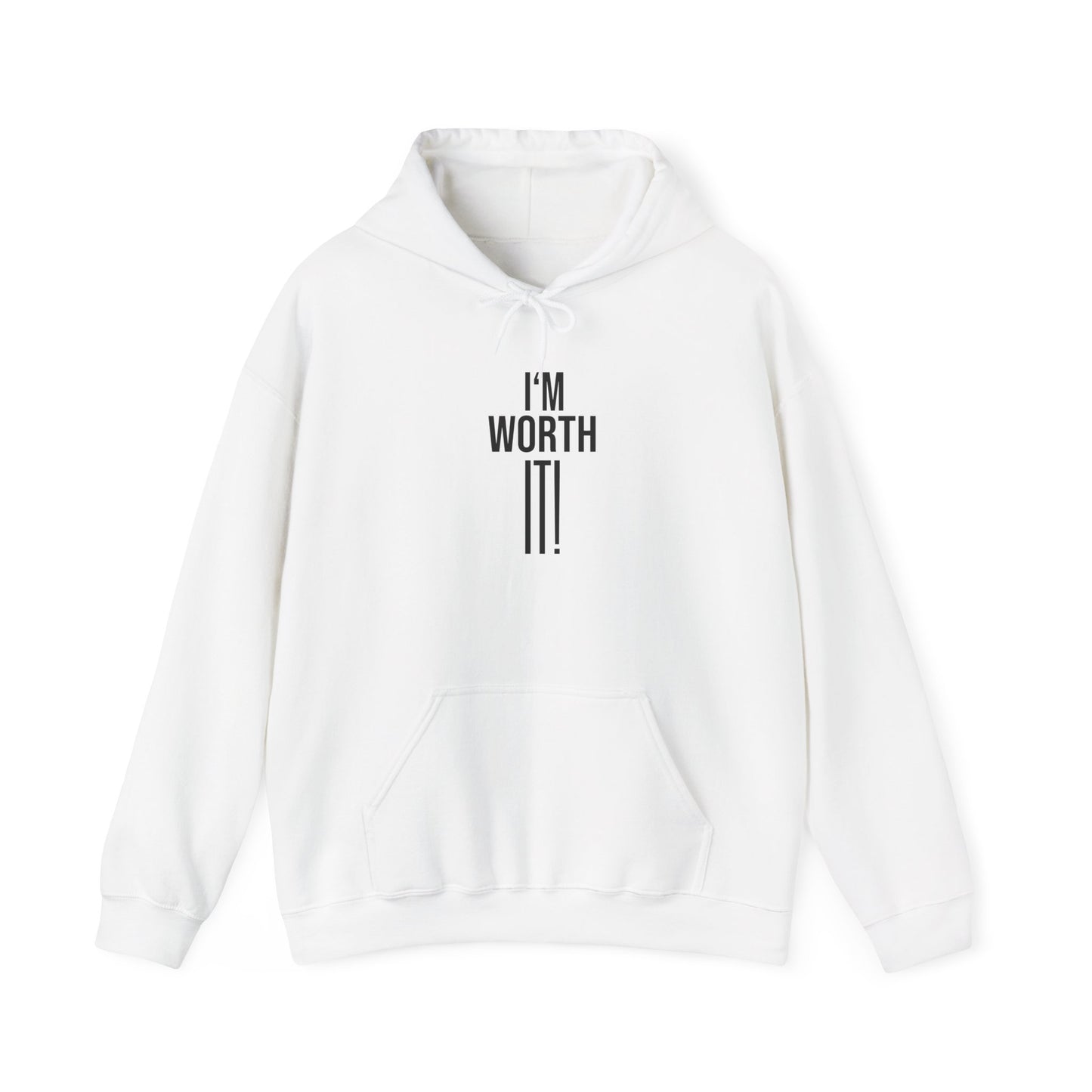 Heavy Blend Hooded Sweatshirt  'I am Worth It'