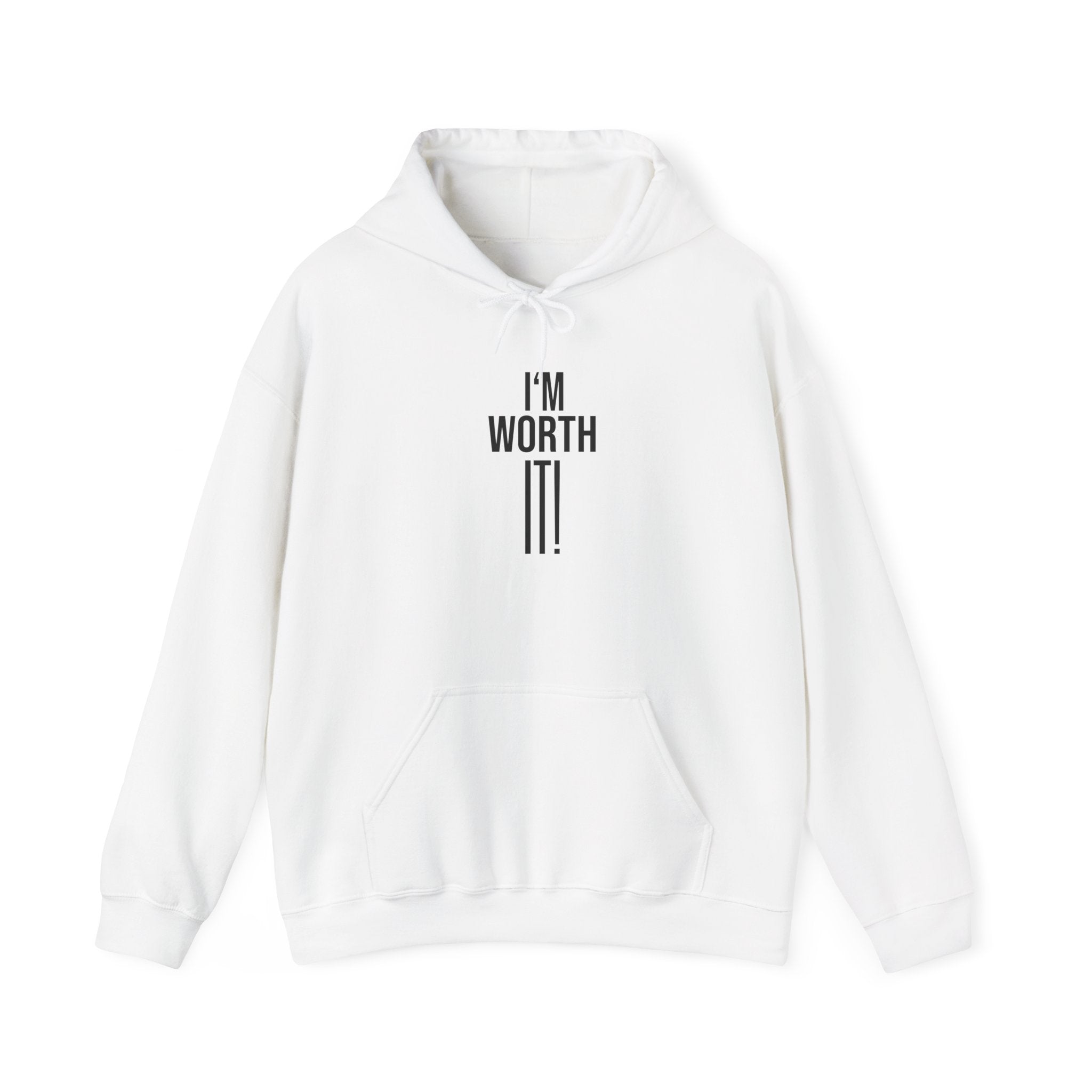 Heavy Blend Hooded Sweatshirt  'I am Worth It'