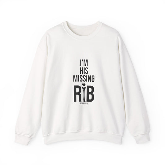 Unisex Crewneck Sweatshirt  'I am his missing rib'