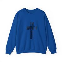 Unisex Crewneck Sweatshirt - 'I am Worth It'