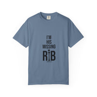 Unisex Motivational T-Shirt, 'I'm his missing rib'