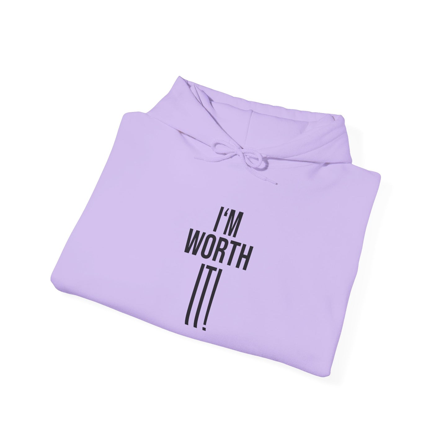 Heavy Blend Hooded Sweatshirt  'I am Worth It'