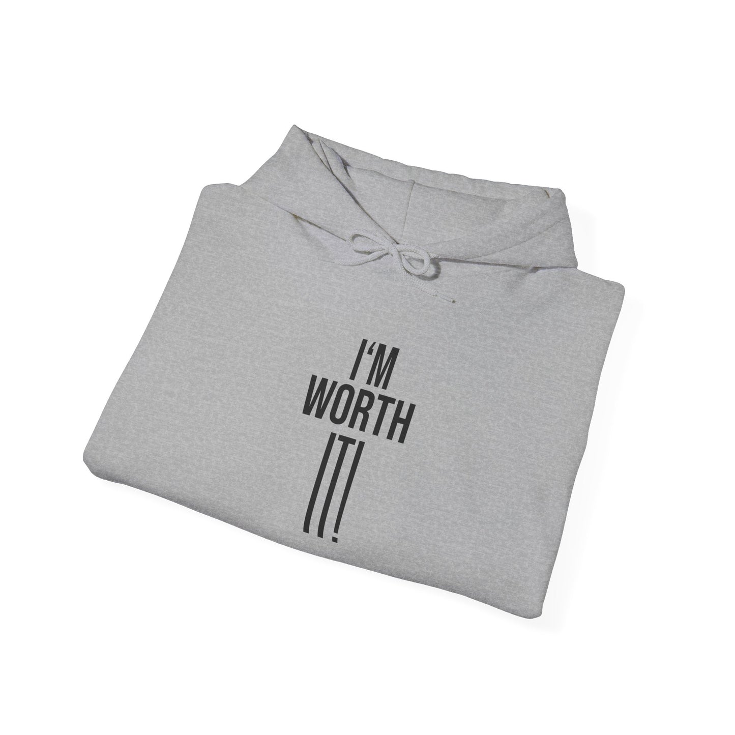 Heavy Blend Hooded Sweatshirt  'I am Worth It'