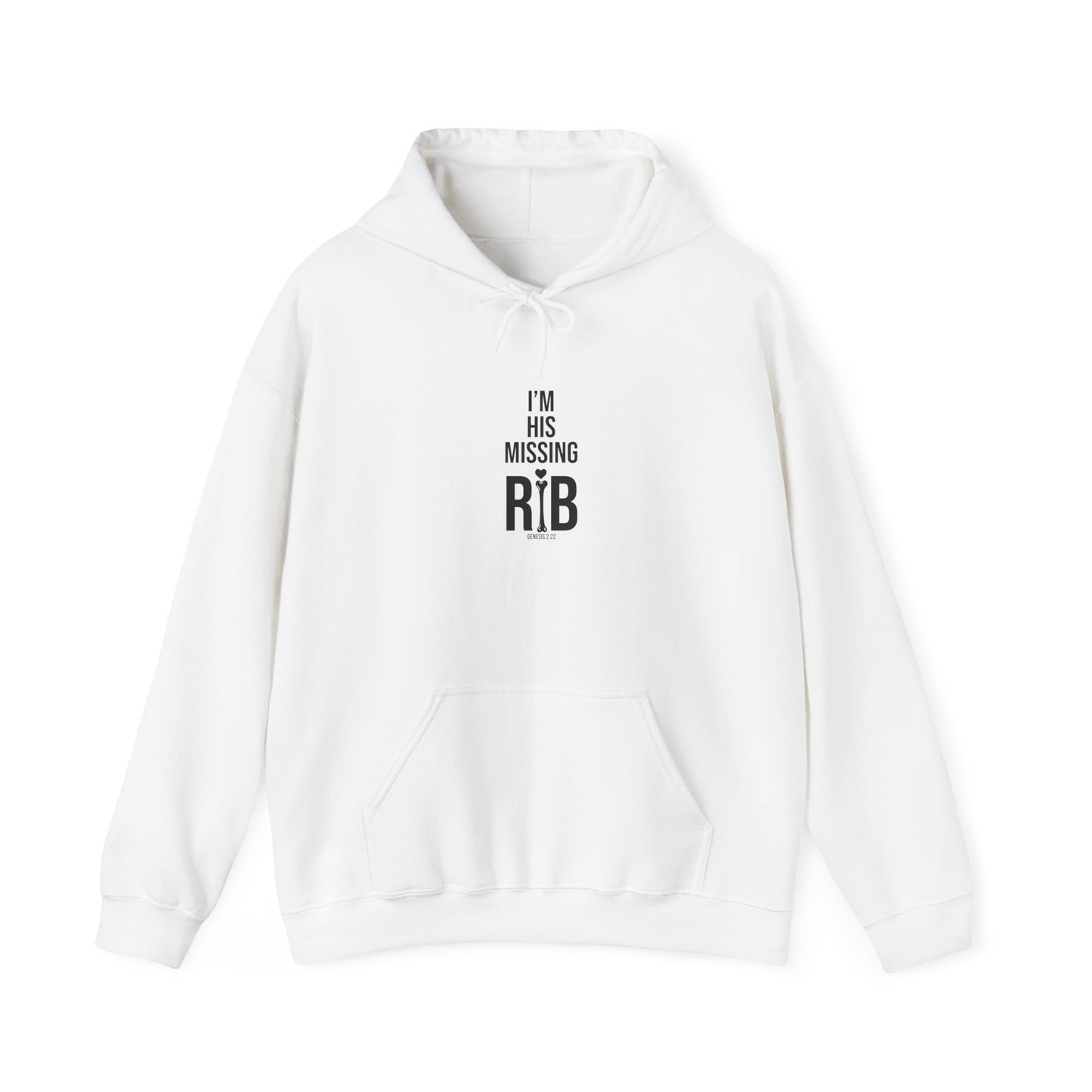 Heavy Blend Hooded Sweatshirt  'I'm his missing rib'
