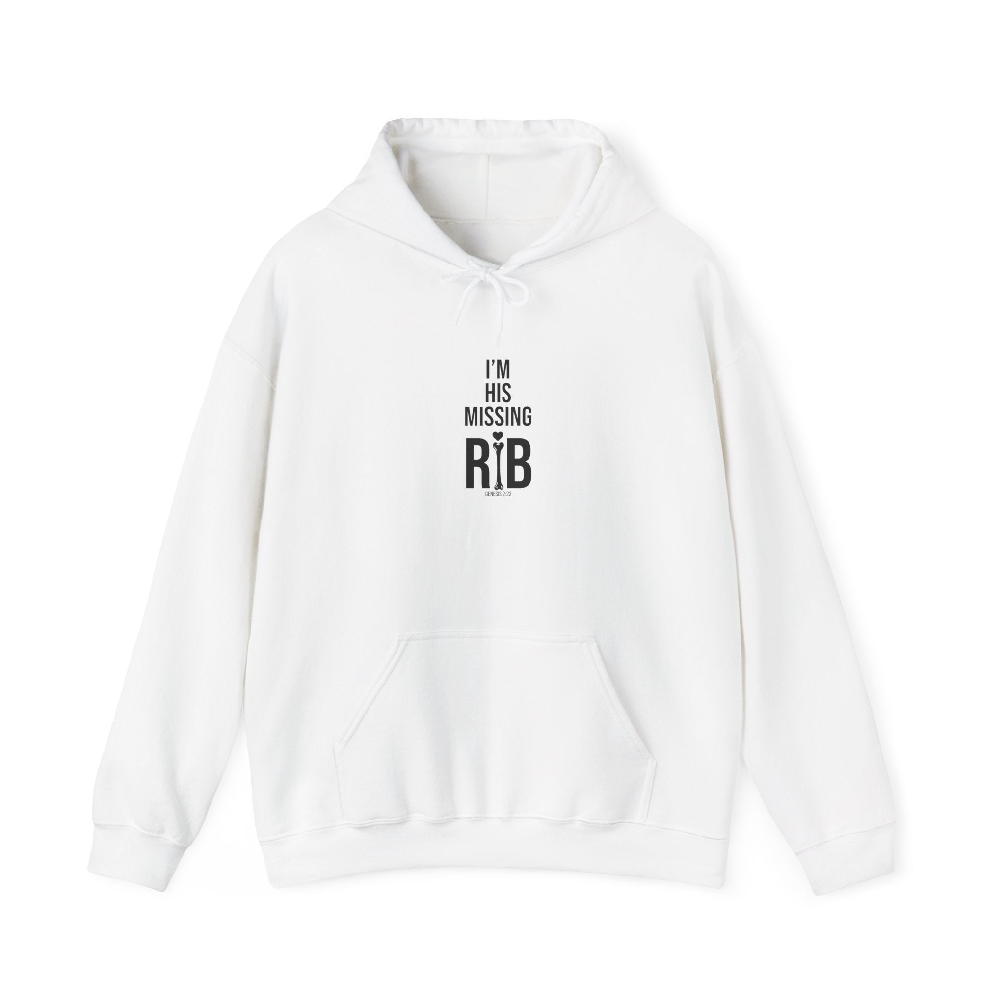 Heavy Blend Hooded Sweatshirt  'I'm his missing rib'
