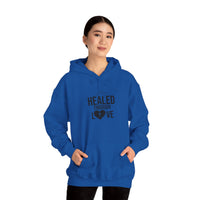 Heavy Blend Hooded Sweatshirt  'Healed Through Love'