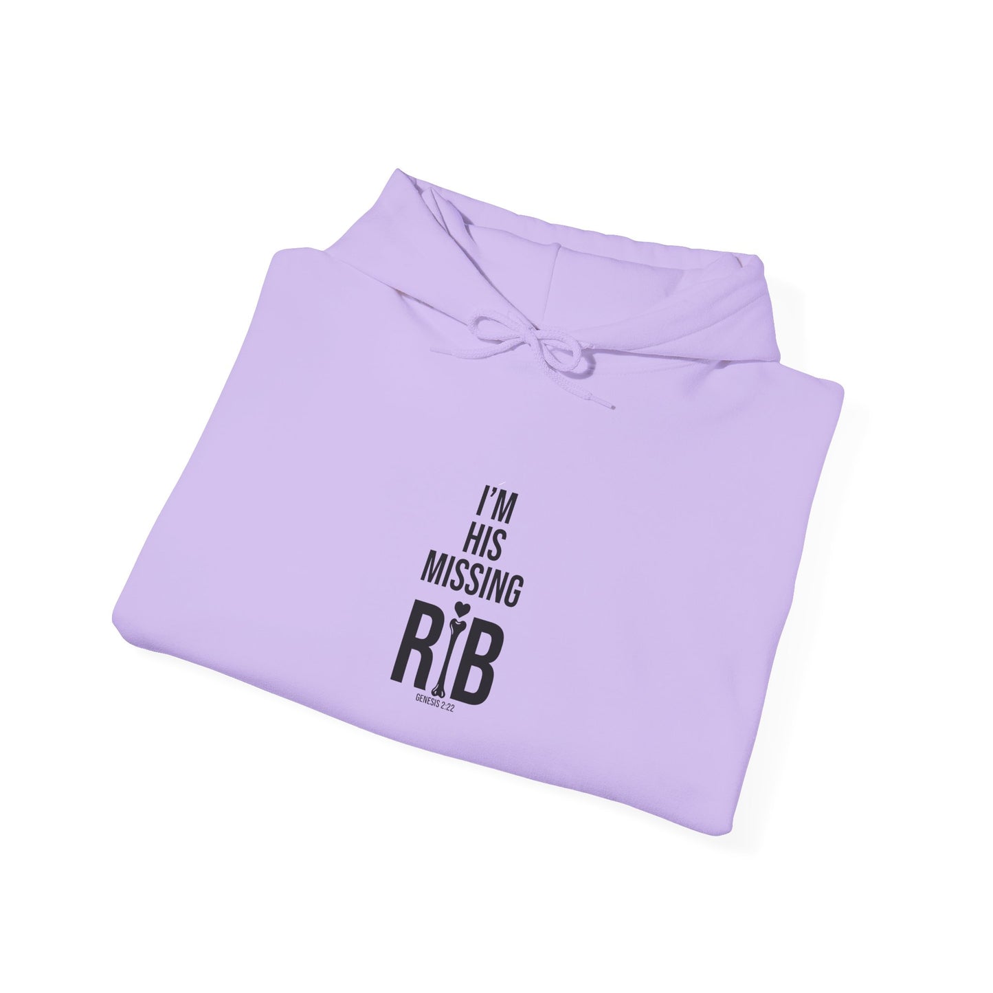 Heavy Blend Hooded Sweatshirt  'I'm his missing rib'