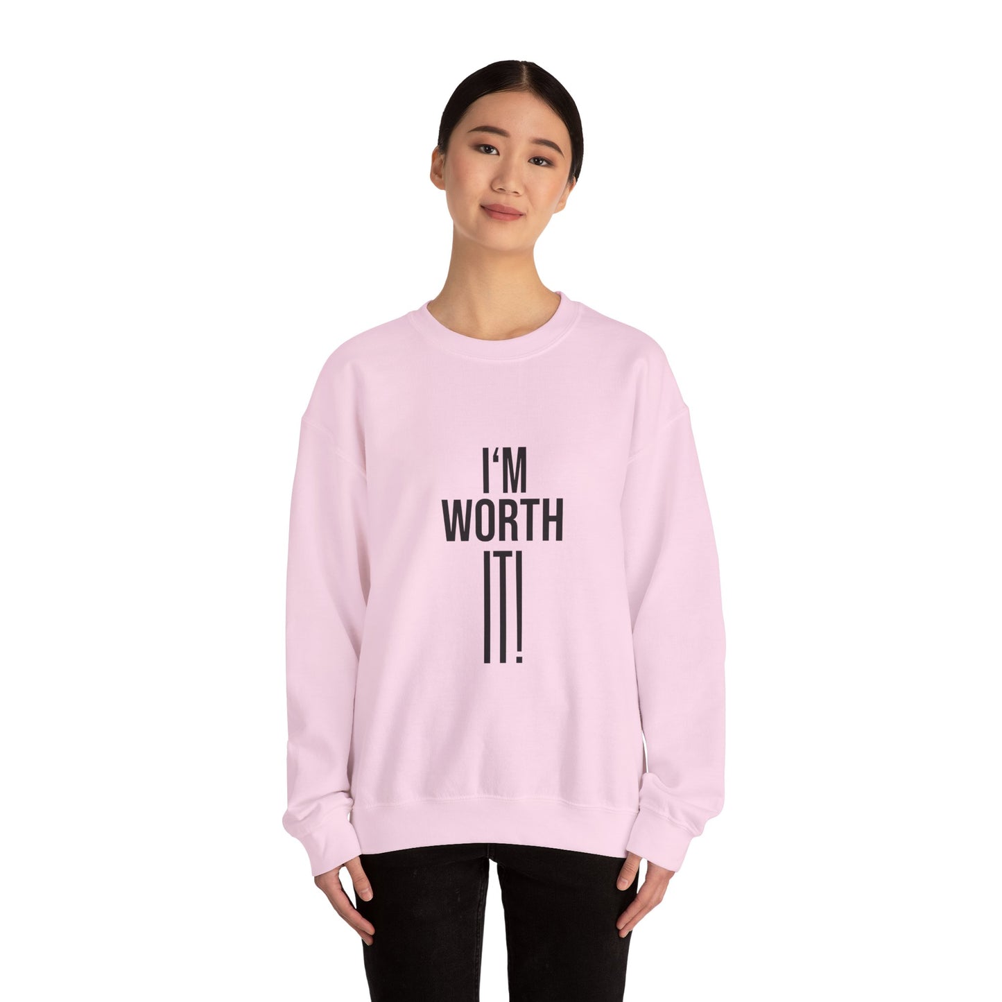 Unisex Crewneck Sweatshirt - 'I am Worth It'