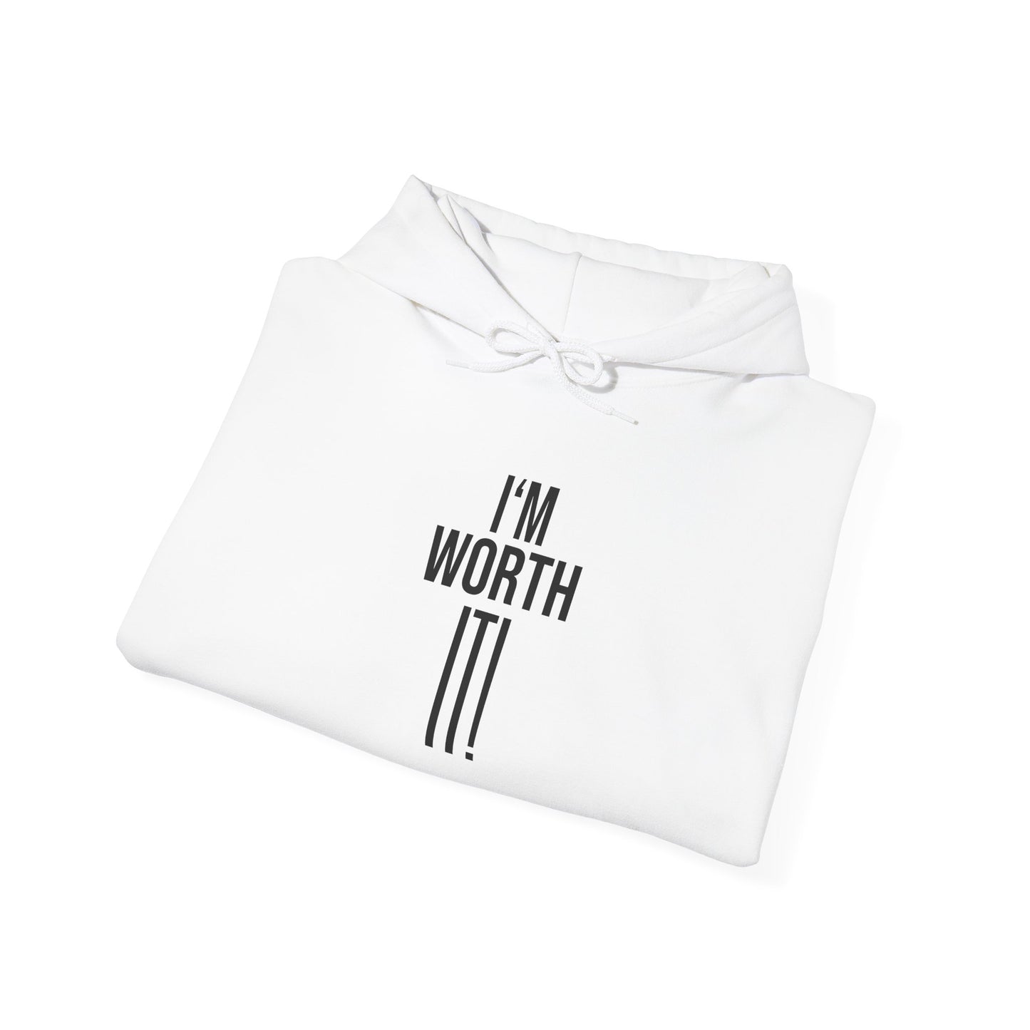 Heavy Blend Hooded Sweatshirt  'I am Worth It'