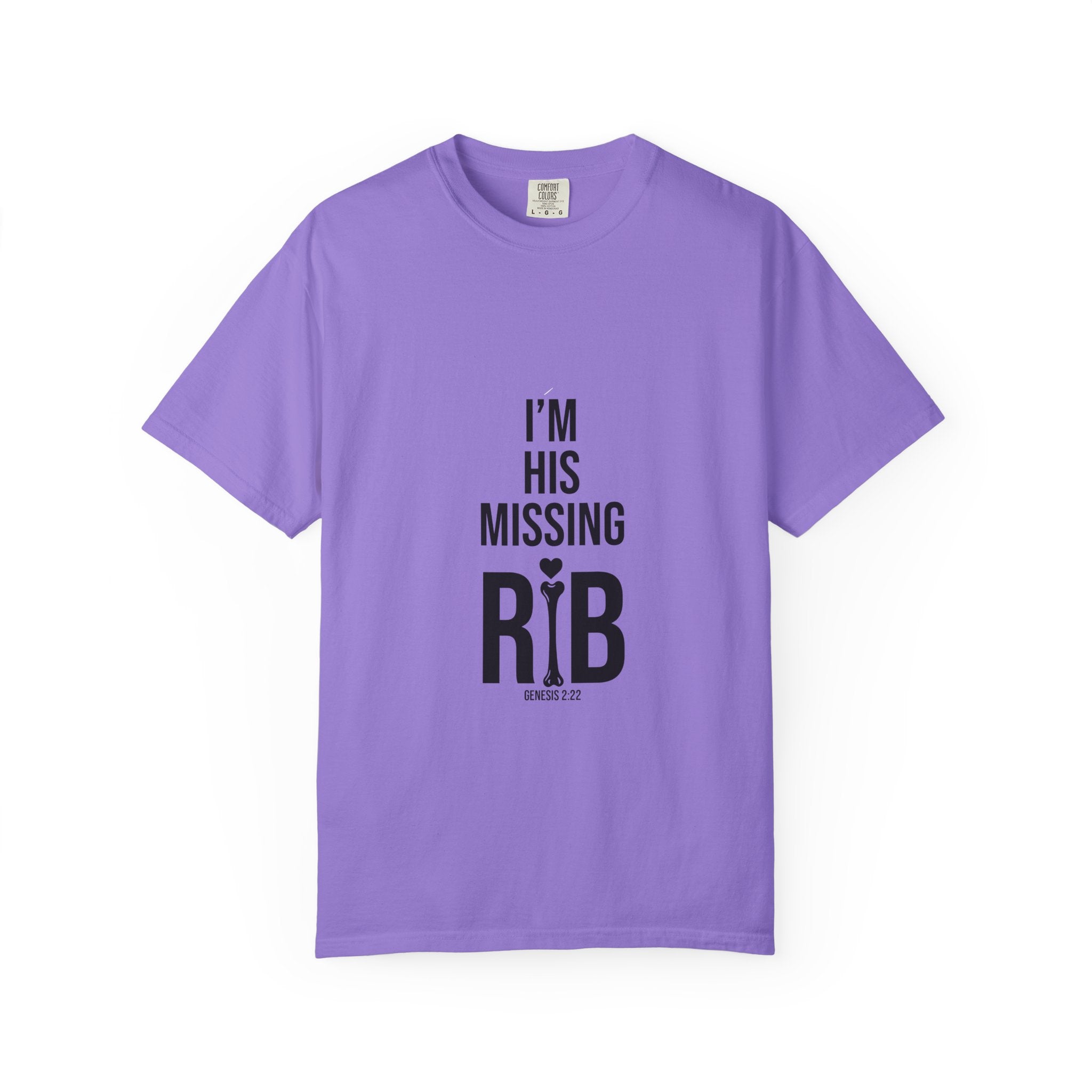 Unisex Motivational T-Shirt, 'I'm his missing rib'