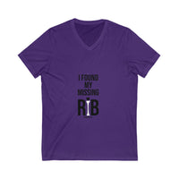V-Neck Tee - 'I Found My Missing Rib'