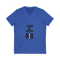 V-Neck Tee - 'I Found My Missing Rib'