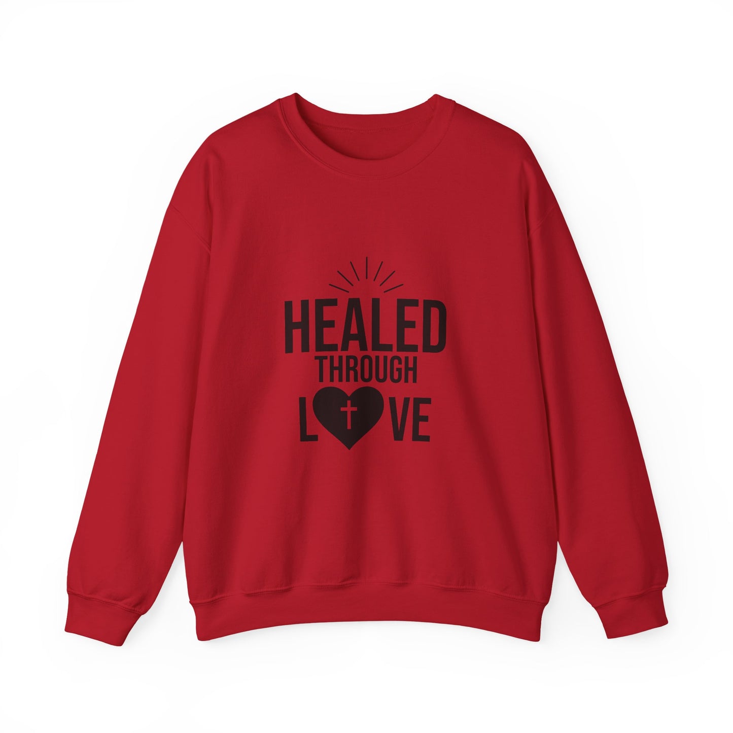 Unisex Crewneck Sweatshirt - 'Healed Through Love'