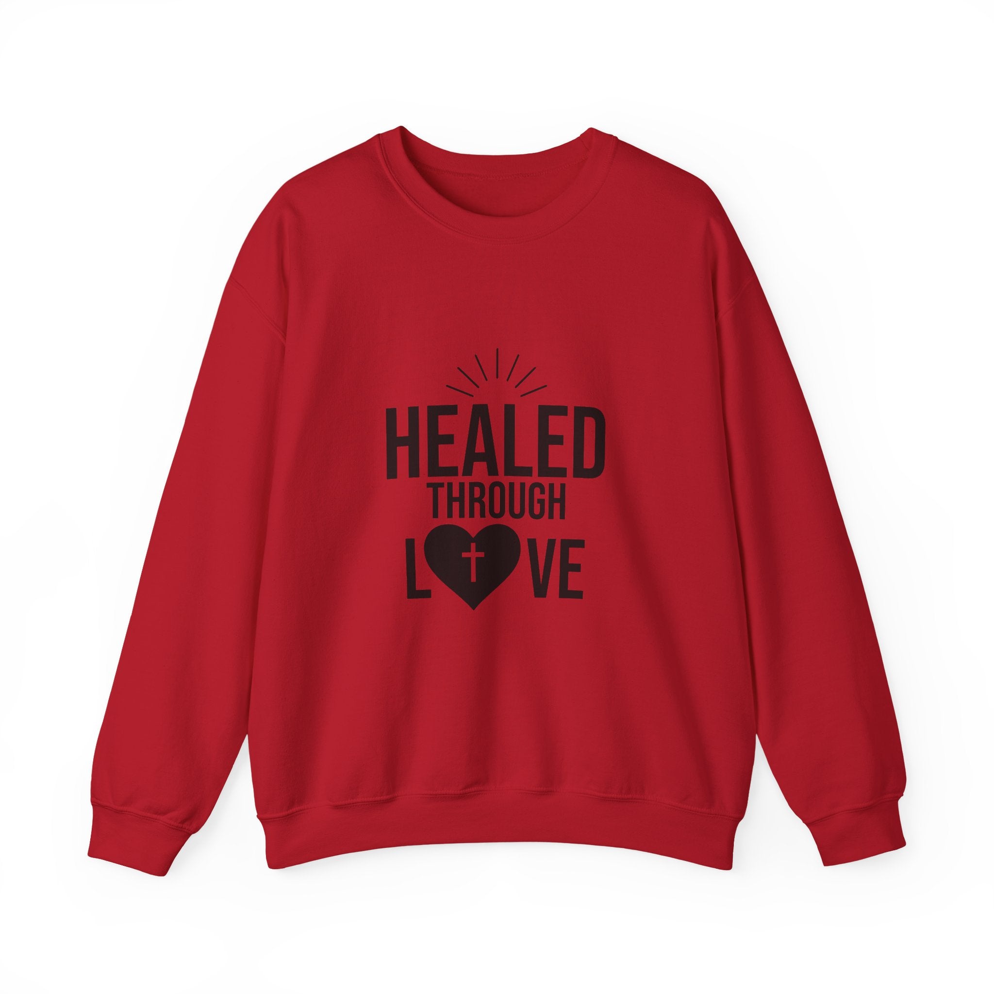 Unisex Crewneck Sweatshirt - 'Healed Through Love'