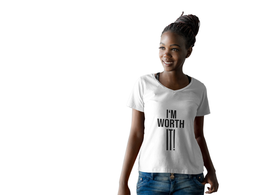 Unisex Motivational T-Shirt, I'm Worth It Tee