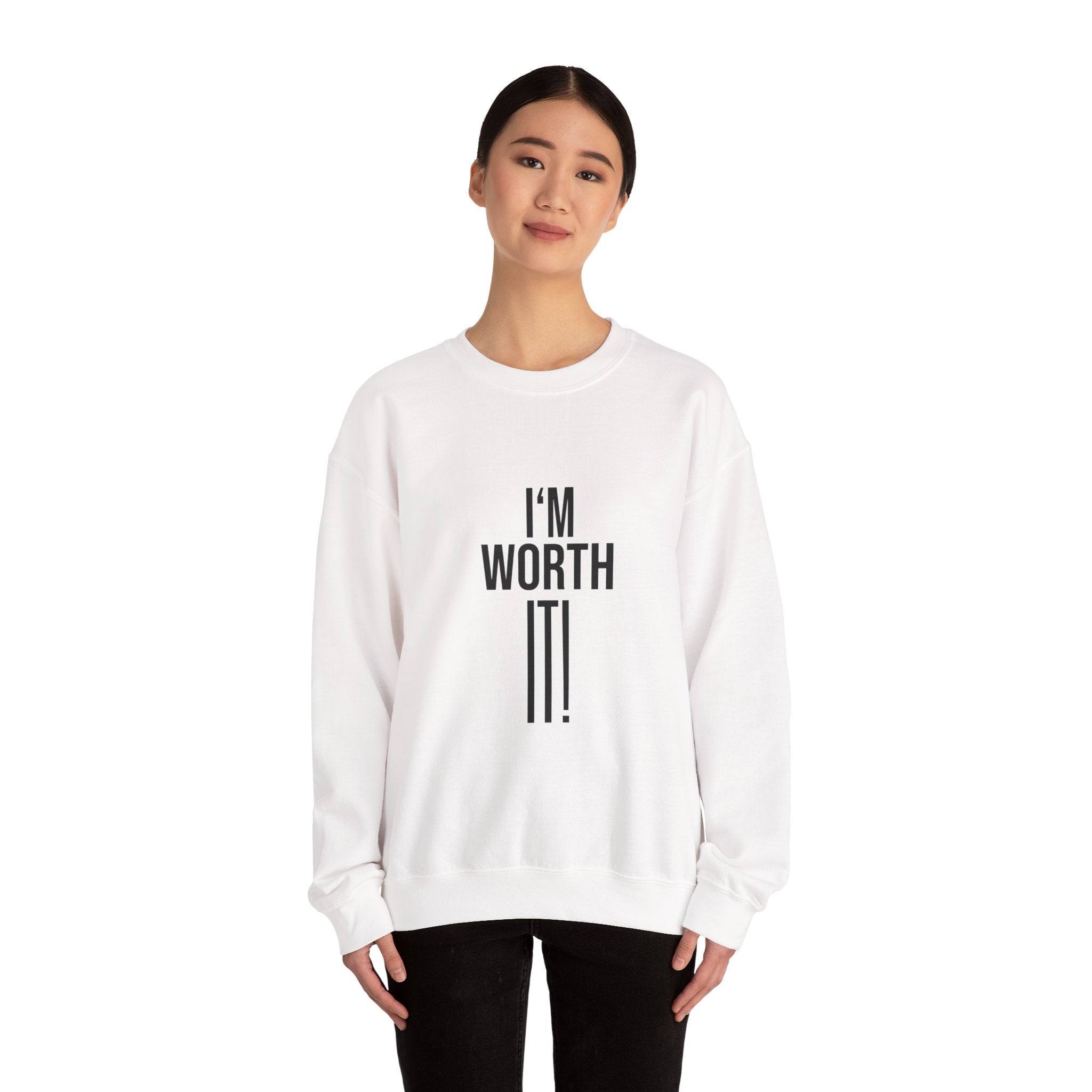 Unisex Crewneck Sweatshirt - 'I am Worth It'