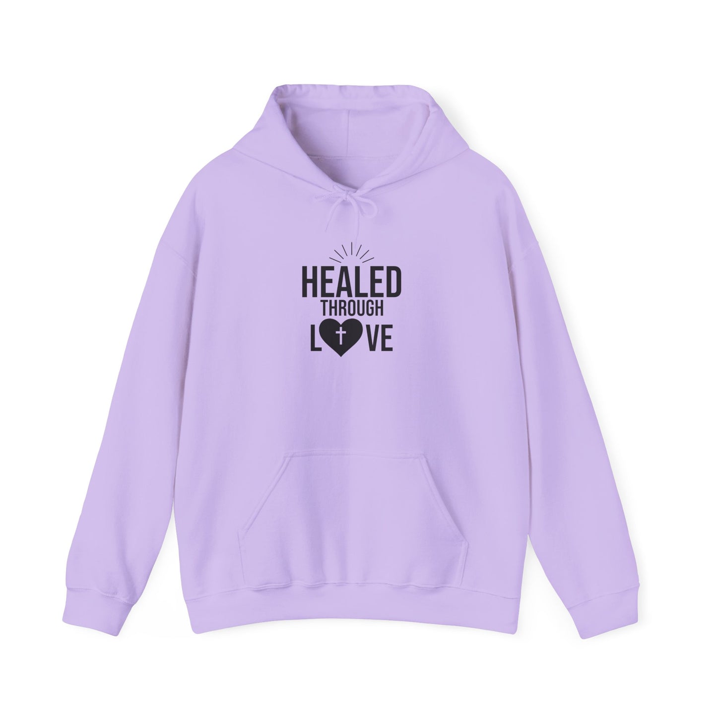 Heavy Blend Hooded Sweatshirt  'Healed Through Love'