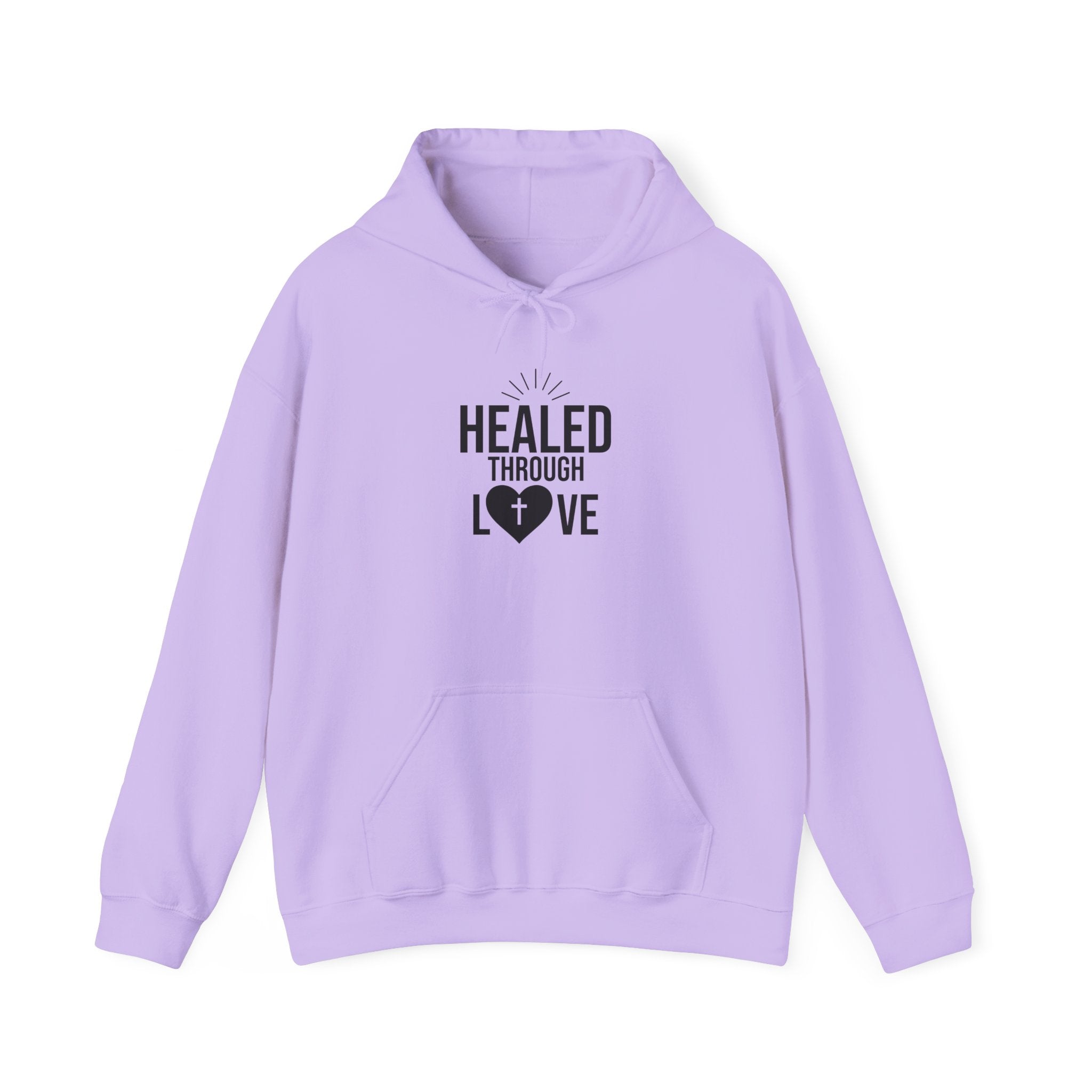 Heavy Blend Hooded Sweatshirt  'Healed Through Love'