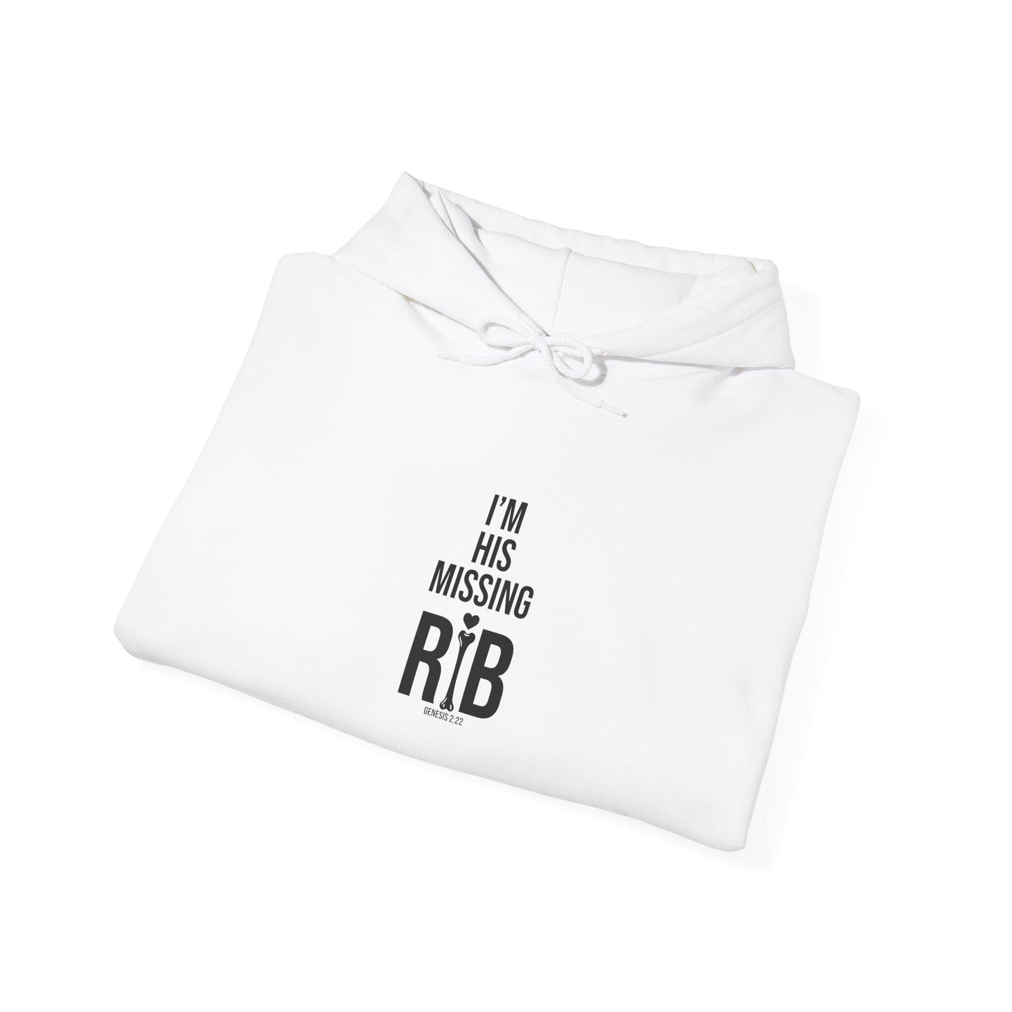 Heavy Blend Hooded Sweatshirt  'I'm his missing rib'