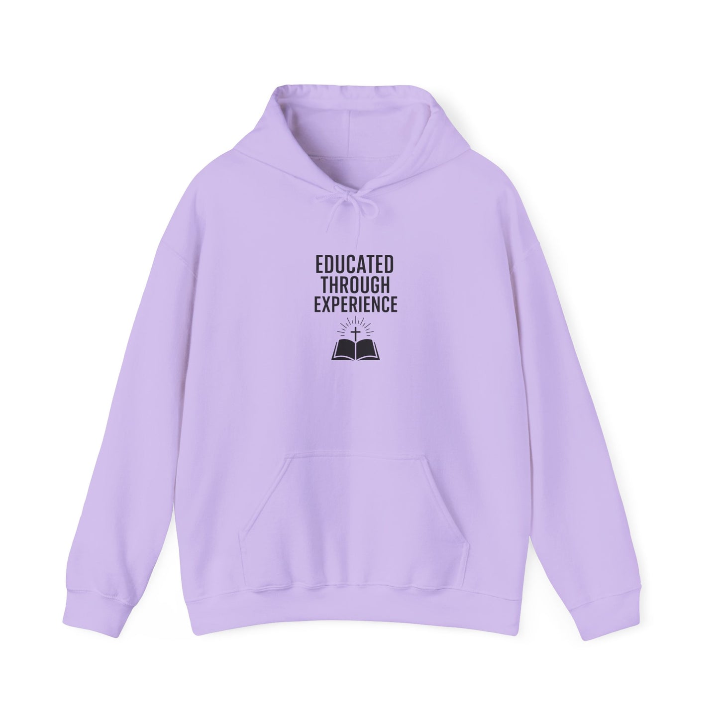 Heavy Blend Hooded Sweatshirt  'Educated Through Experience'