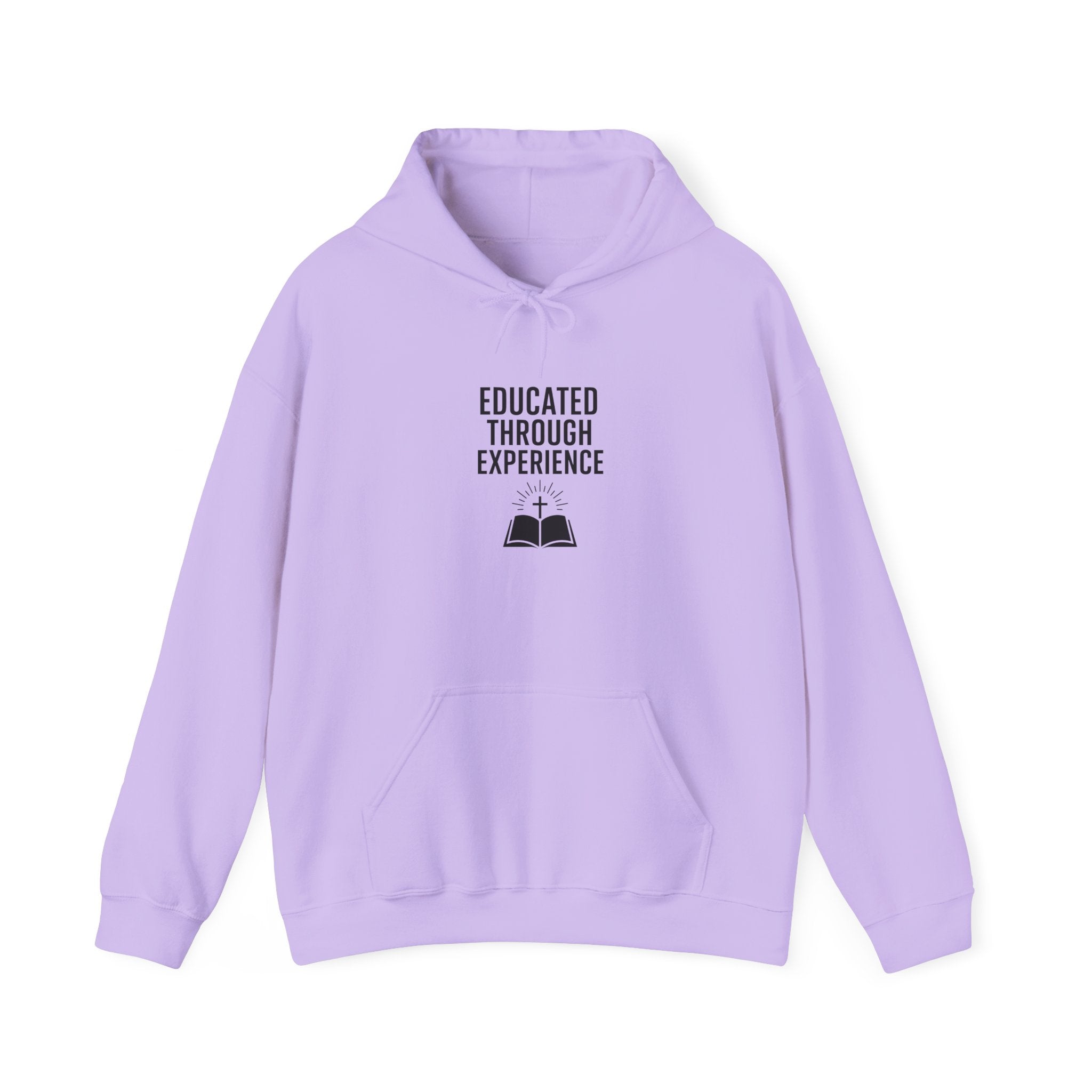 Heavy Blend Hooded Sweatshirt  'Educated Through Experience'