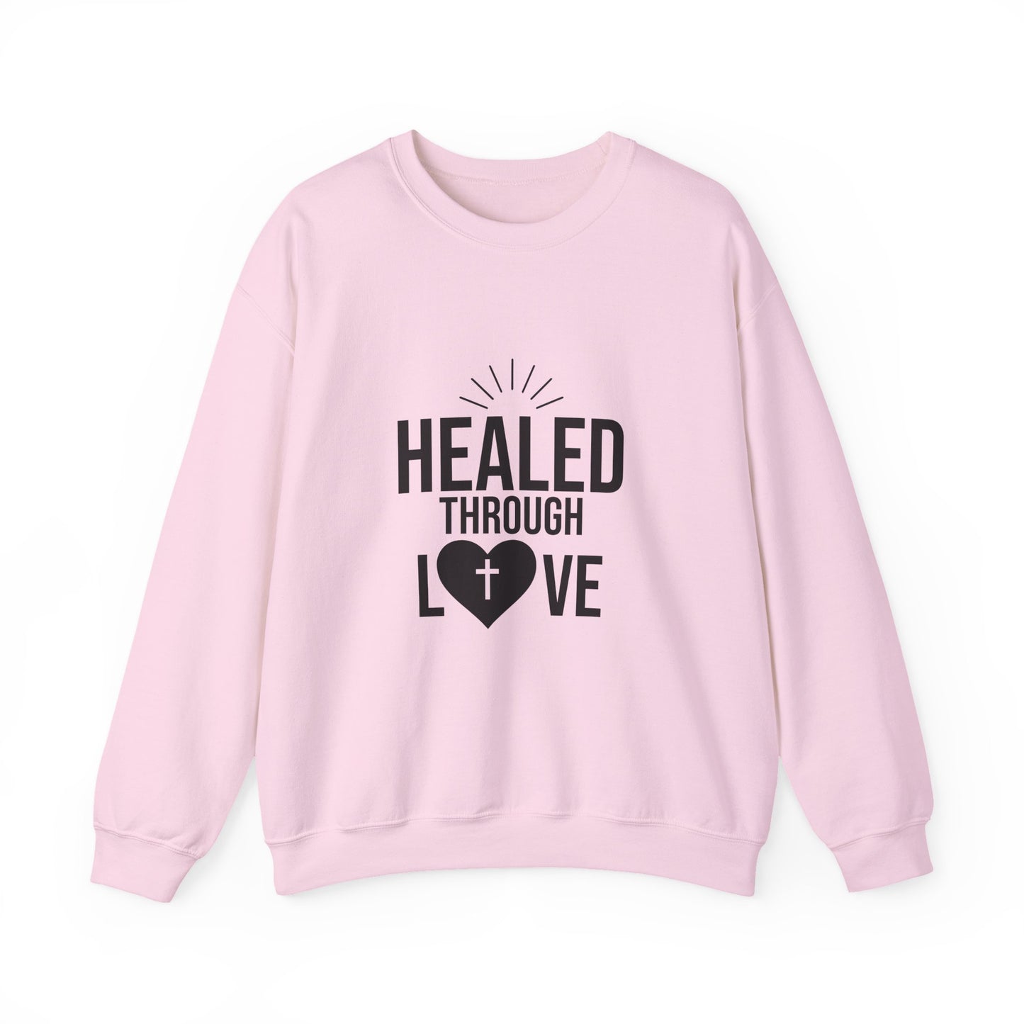 Unisex Crewneck Sweatshirt - 'Healed Through Love'