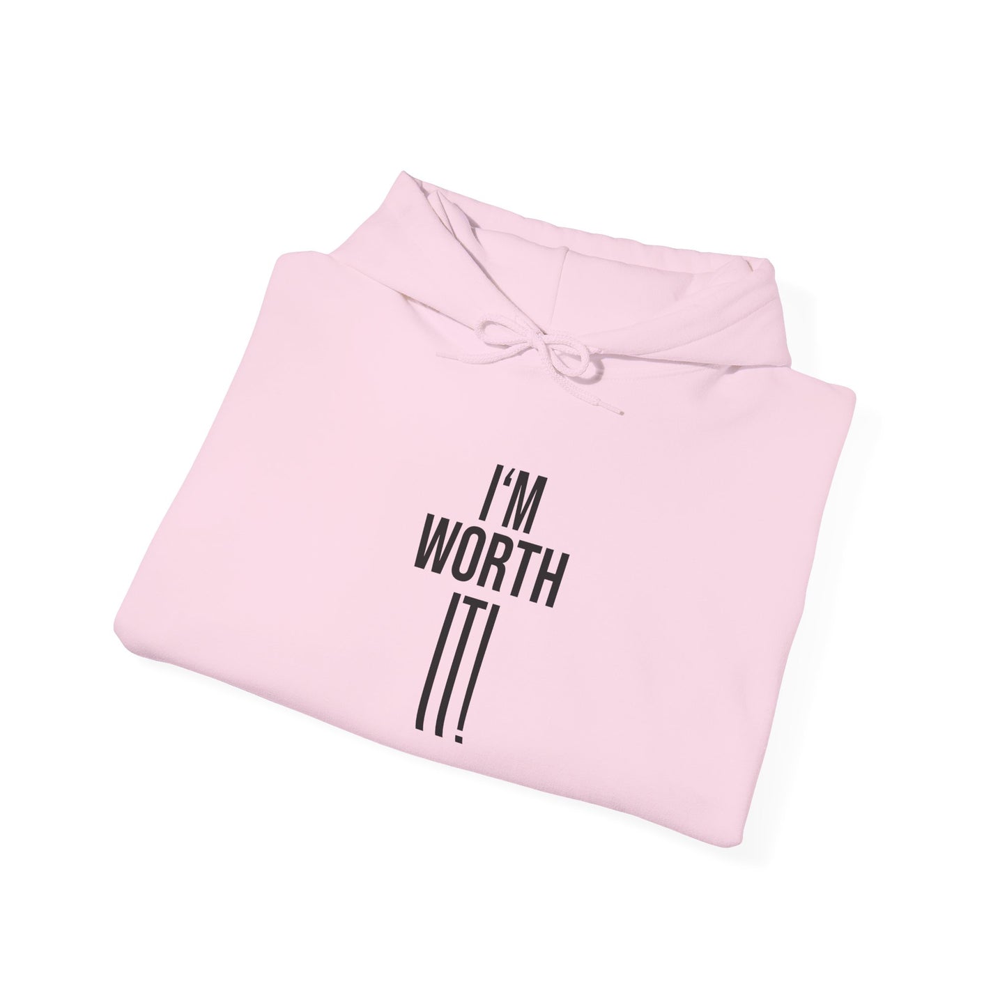 Heavy Blend Hooded Sweatshirt  'I am Worth It'