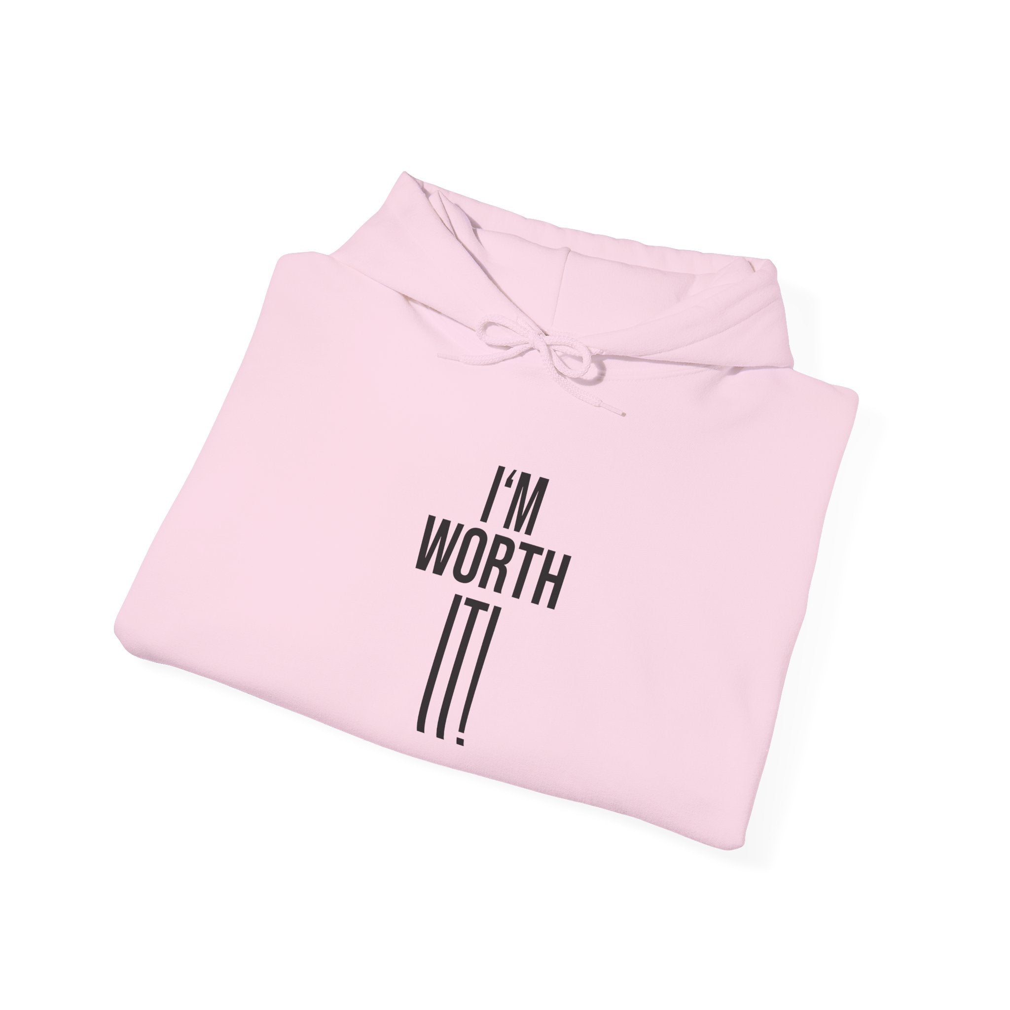 Heavy Blend Hooded Sweatshirt  'I am Worth It'