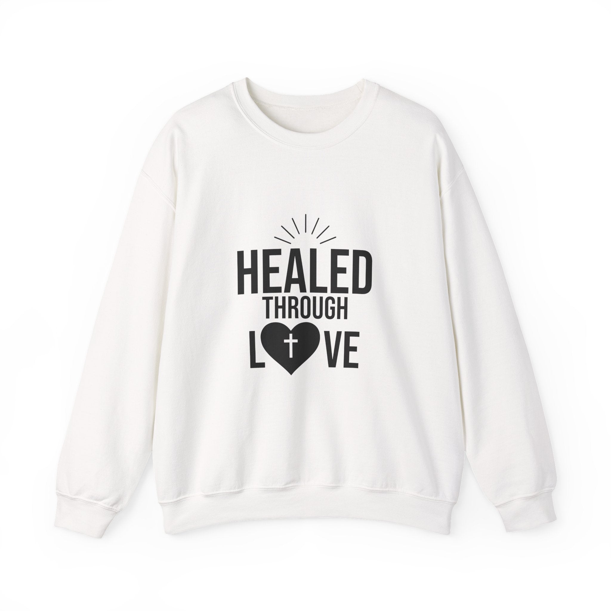 Unisex Crewneck Sweatshirt - 'Healed Through Love'