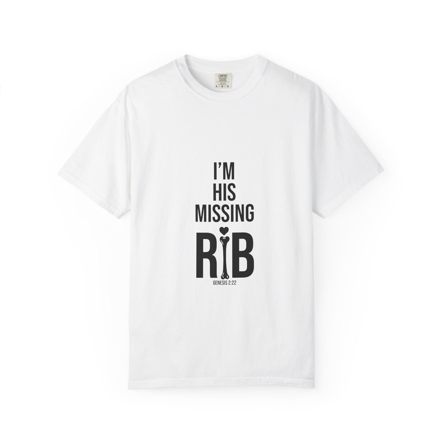 Unisex Motivational T-Shirt, 'I'm his missing rib'